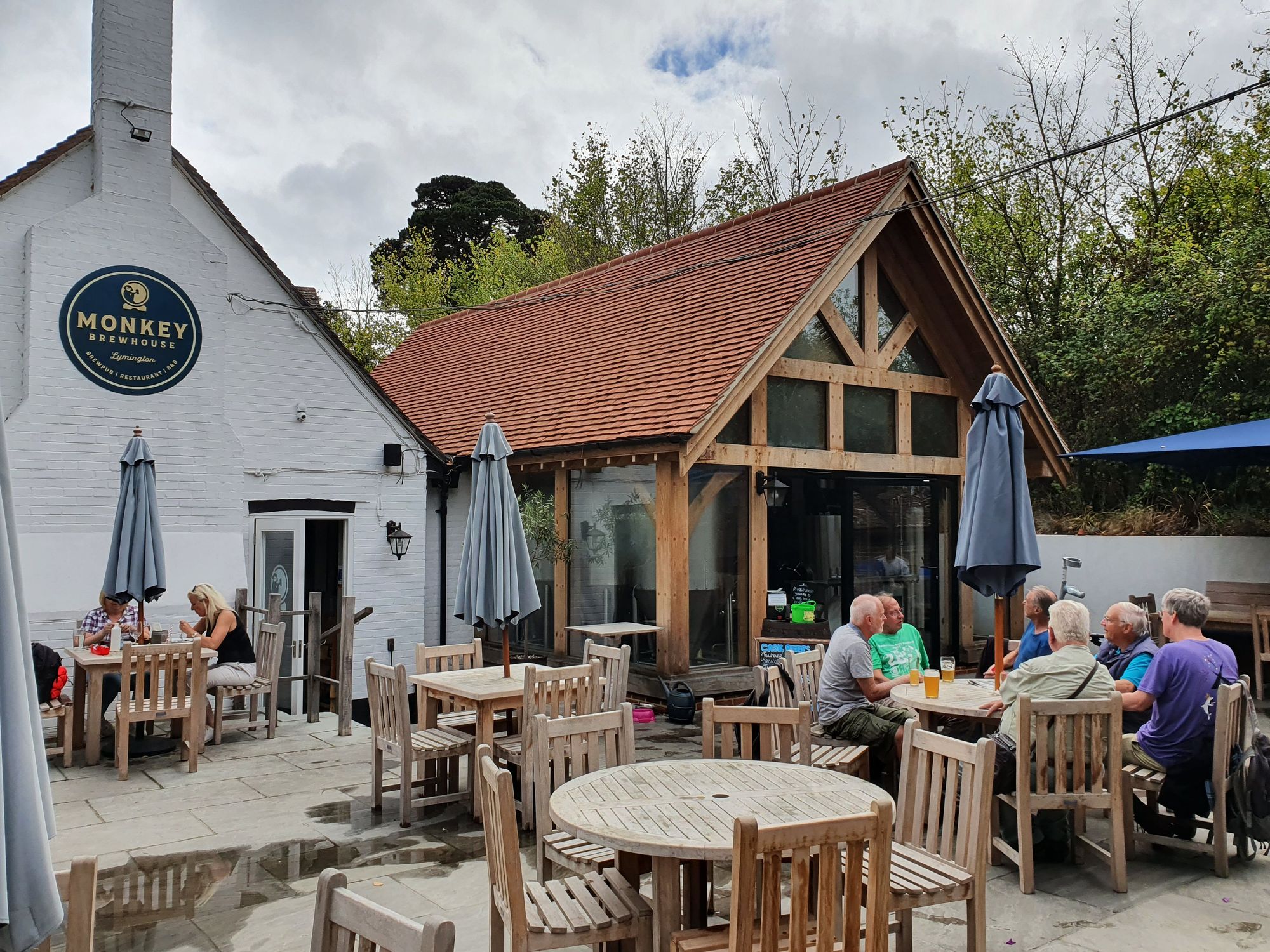 Monkey Brewhouse, Lymington (Photo: Pete Horn 23/08/2022). (External, Garden, Customers). Published on 23-08-2022