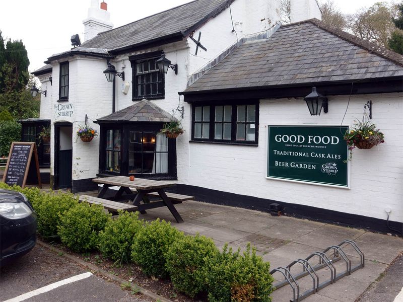 Crown Stirrup, Lyndhurst. (Pub, External, Garden). Published on 21-04-2018