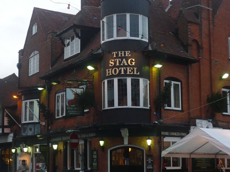 Stag Hotel, Lyndhurst. (Pub, External). Published on 27-11-2010