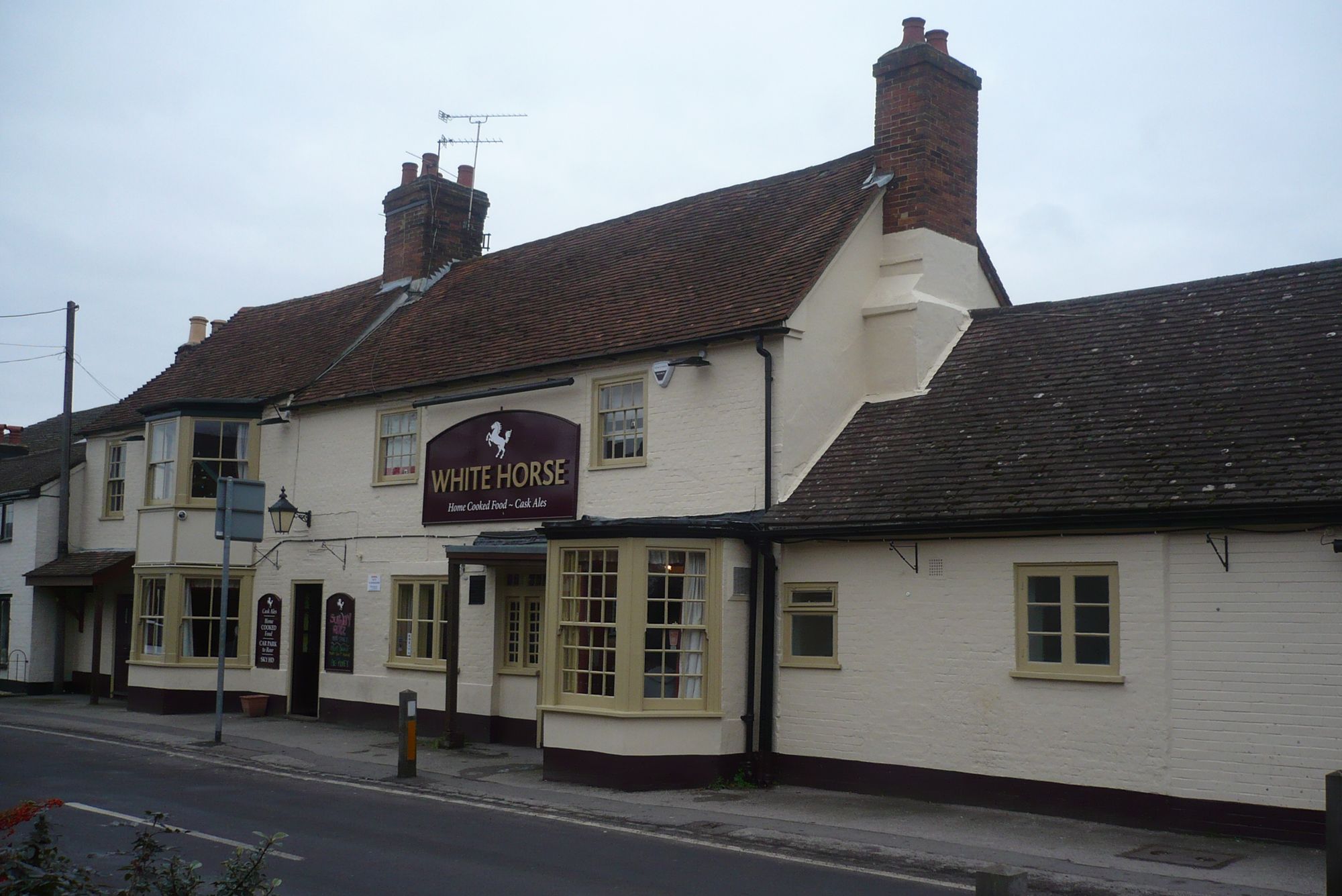 White Horse, Marchwood. (Pub, External, Sign, Key). Published on 23-12-2010