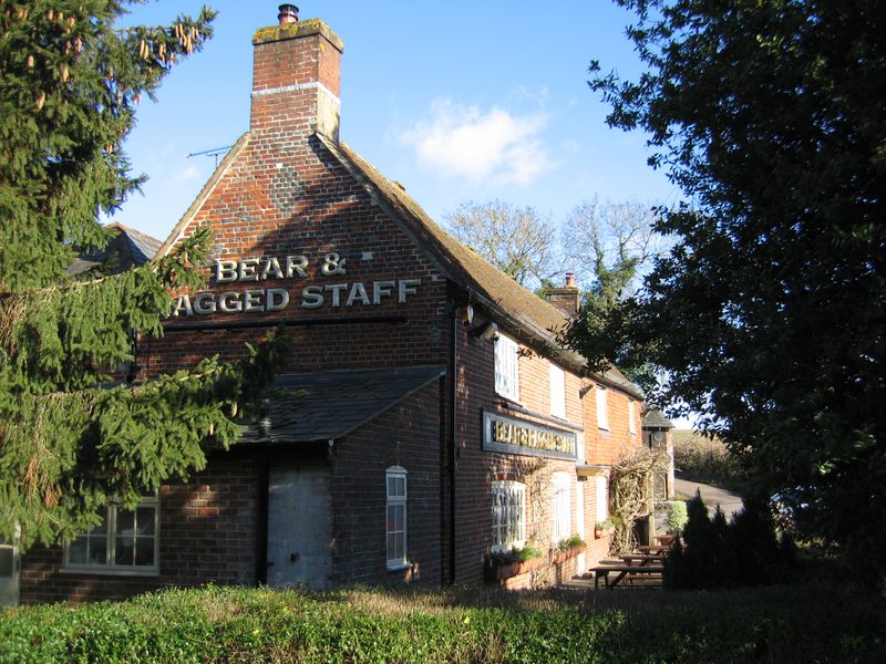 Bear & Ragged Staff, Michelmersh. (Pub, External, Key). Published on 02-02-2013