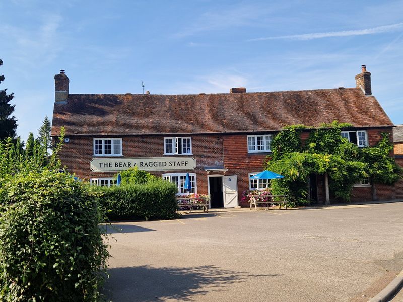 Bear & Ragged Staff, Michelmersh (Photo: Pete Horn - 17/08/2025). (Pub, External, Key). Published on 17-08-2025
