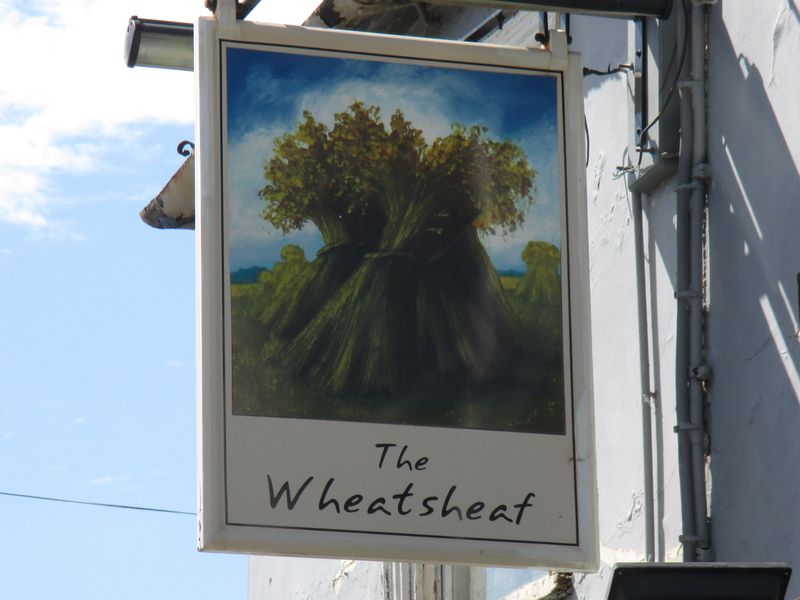 Wheatsheaf, New Milton - 2020 pub sign (Photo: Pete Horn). (Sign). Published on 22-07-2020