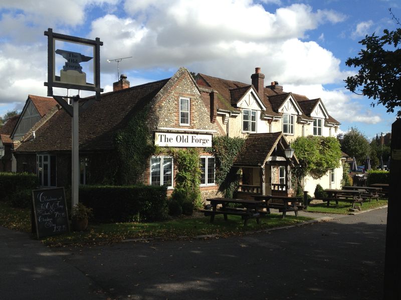 Old Forge, Otterbourne. (Pub, External, Garden, Sign, Key). Published on 12-10-2012