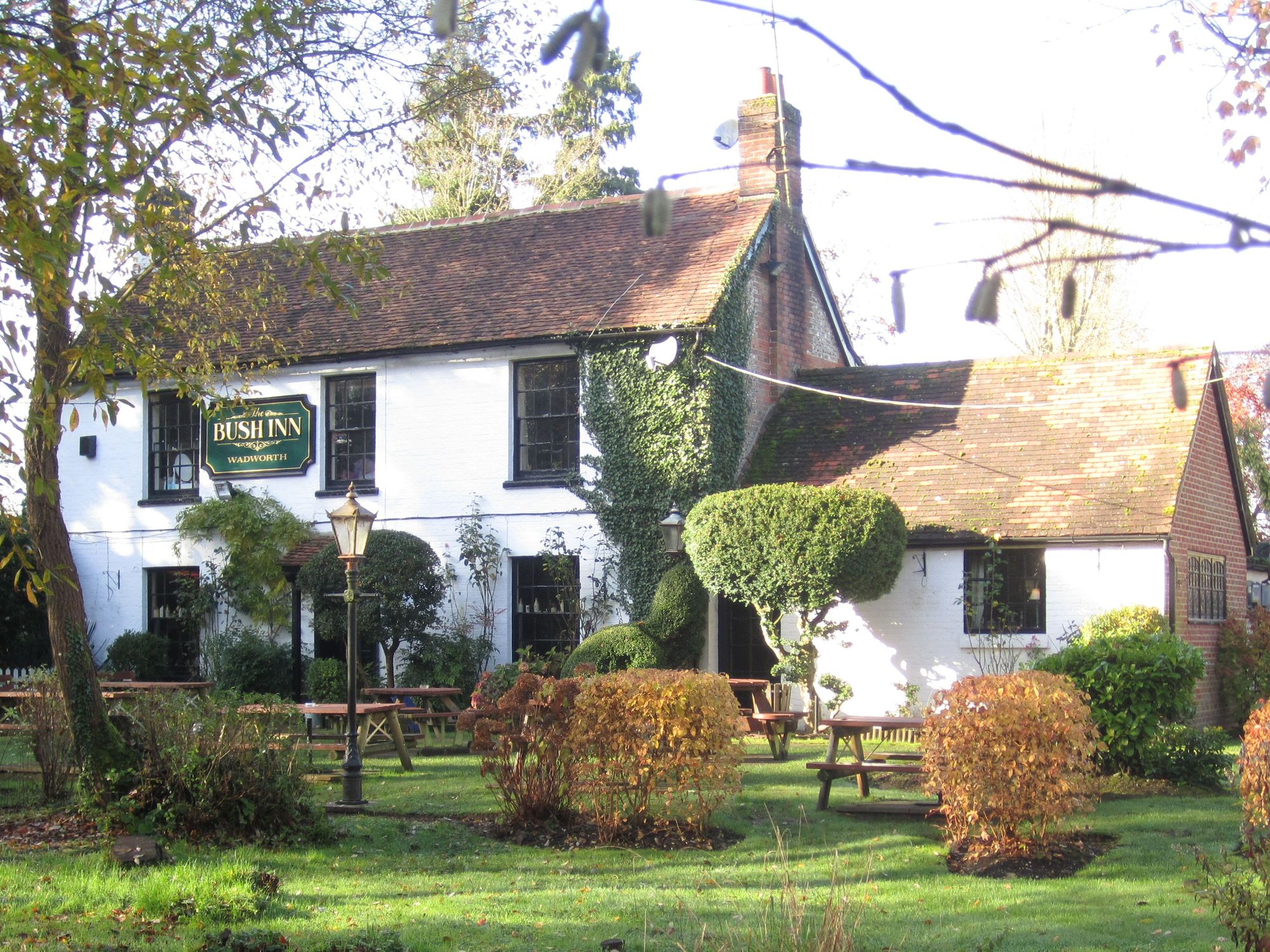 Bush Inn, Ovington (Photo: Pete Horn 11/11/2012). (Pub, External, Key). Published on 11-11-2012
