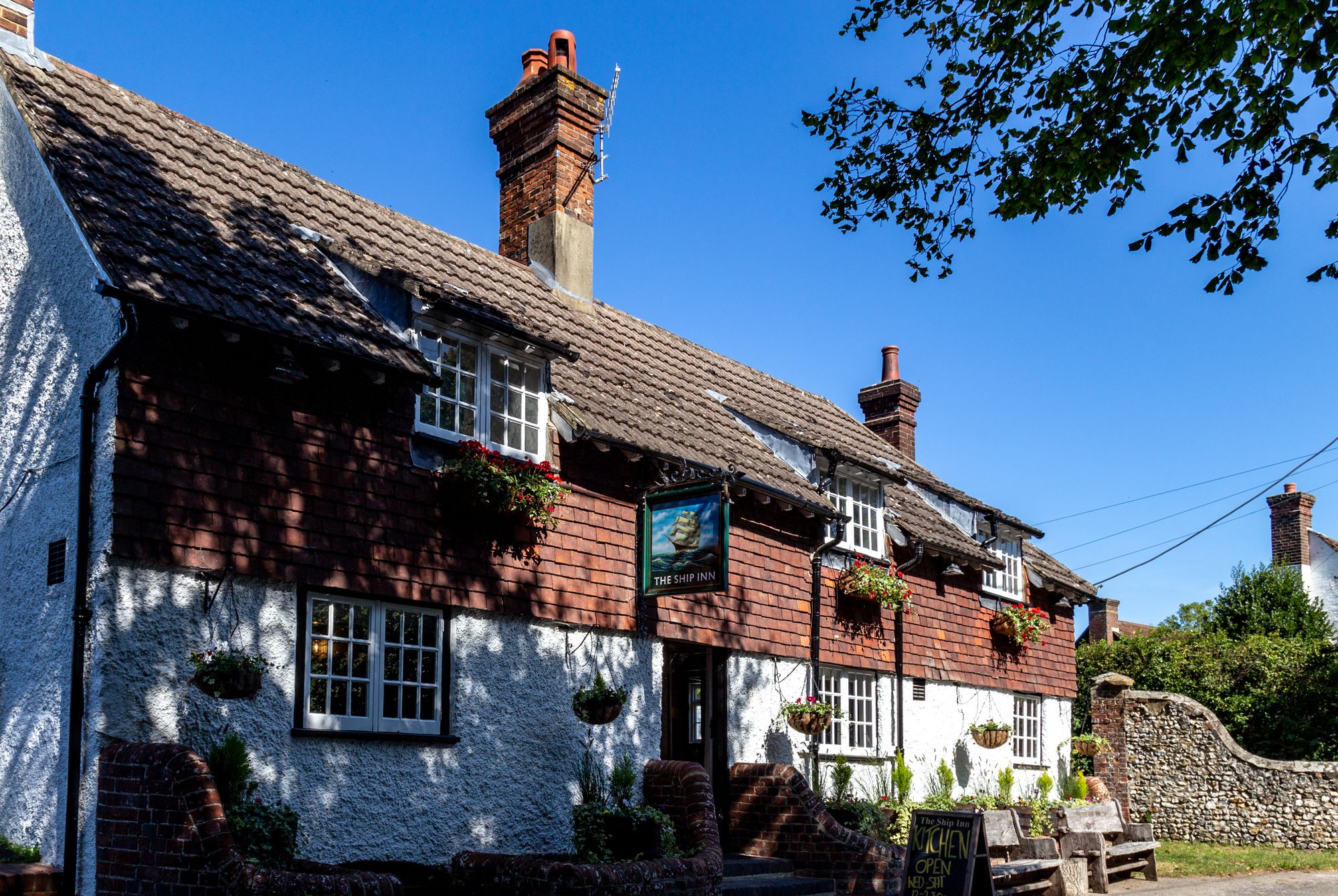 Ship Inn, Owslebury. (Pub, External, Key). Published on 14-09-2019