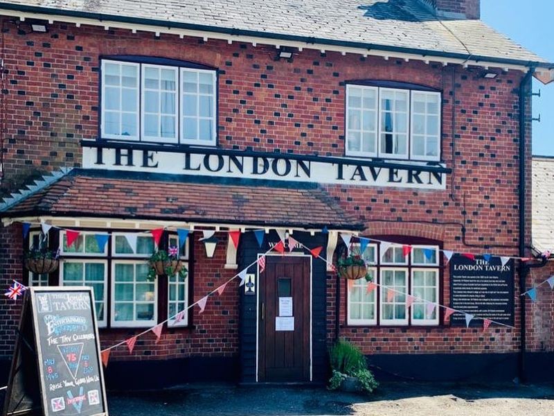 London Tavern, Poulner. (Pub, External, Key). Published on 30-11--0001