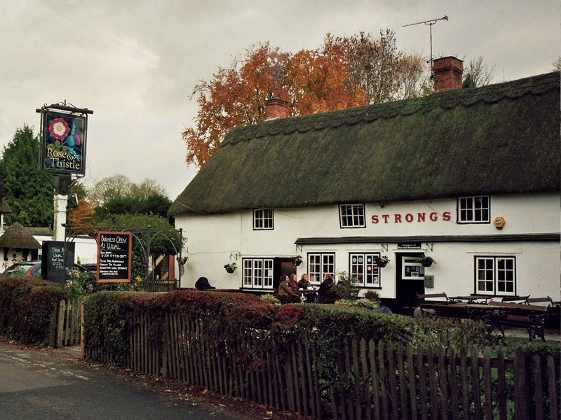 Rose & Thistle, Rockbourne. (Pub, External, Key). Published on 06-01-2011