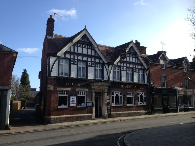 Abbey Hotel, Romsey (Photo: Alex Presland - 27/01/2013). (Pub, External, Key). Published on 27-01-2013