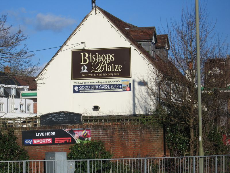 Bishop Blaize, Romsey. (Pub, External). Published on 02-02-2013