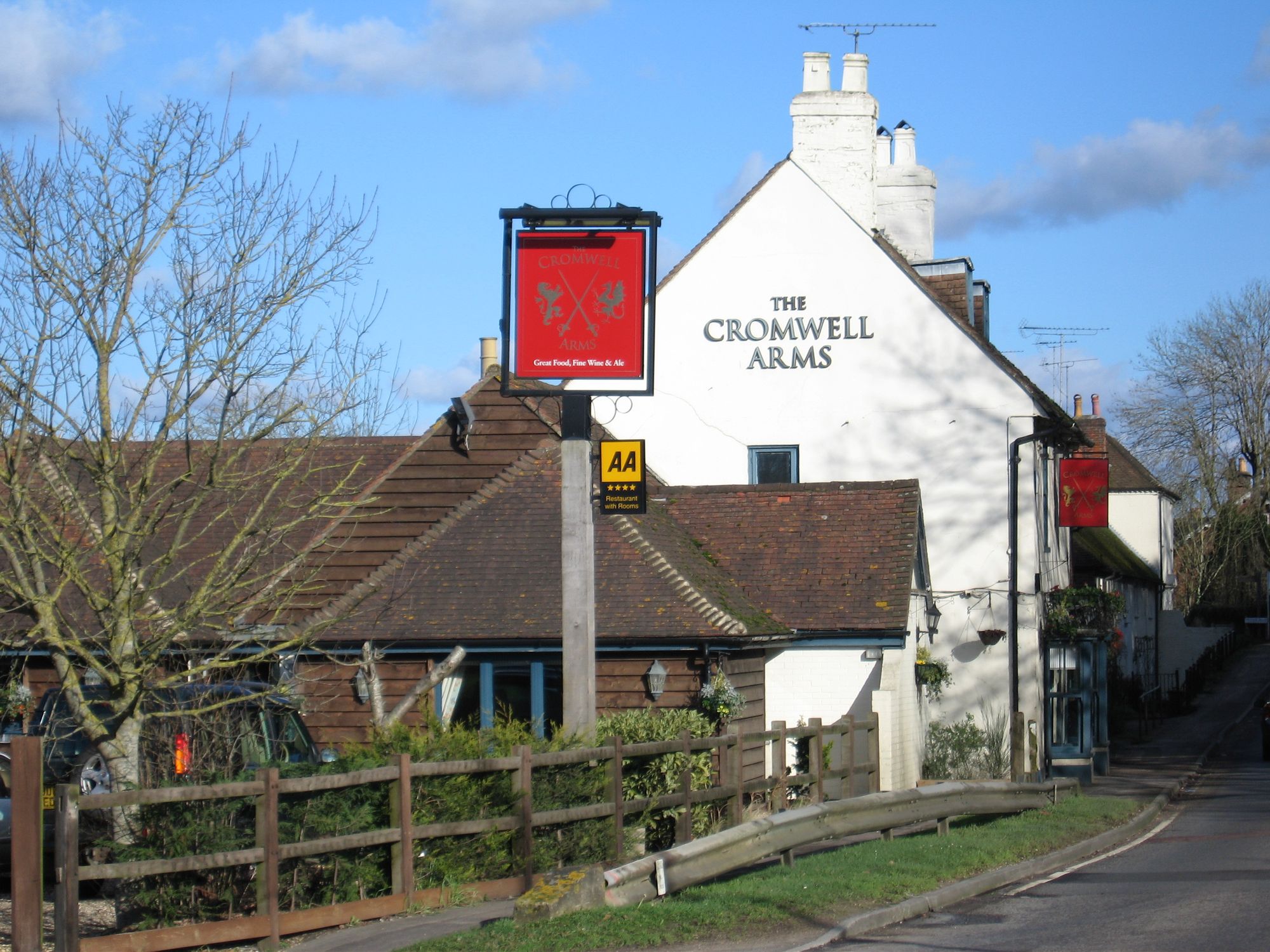 Cromwell Arms, Romsey (Photo: Alex Presland - 02/02/2013). (Pub, External, Sign, Key). Published on 02-02-2013