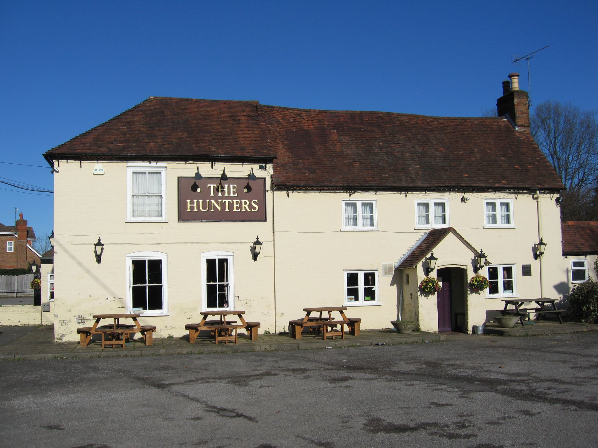 Hunters Inn, Romsey. (Pub, External, Key). Published on 02-02-2013