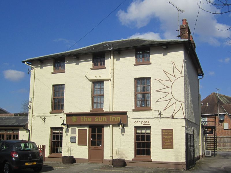Sun Inn, Romsey (Photo: Pete Horn - 02/04/2013). (Pub, External, Key). Published on 02-04-2013
