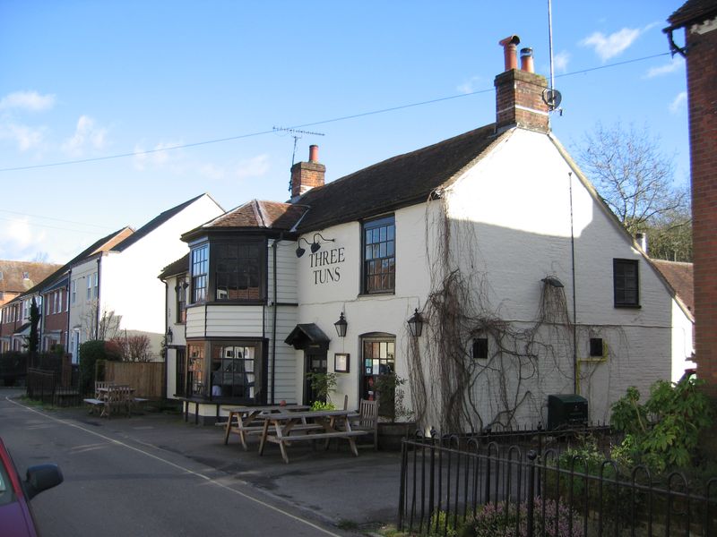 Three Tuns, Romsey (Photo: Alex Presland - 02/02/2013). (Pub, External, Key). Published on 02-02-2013