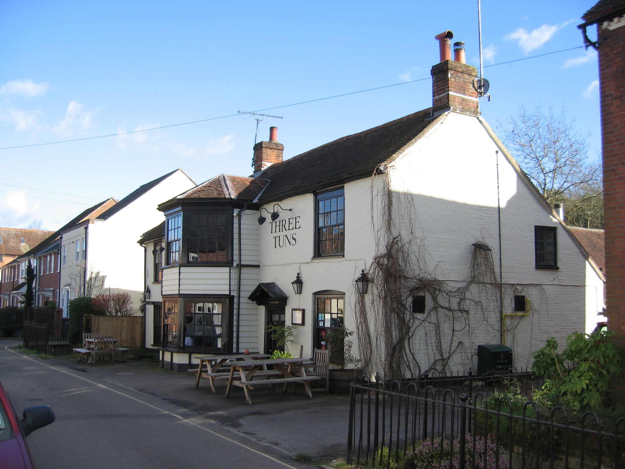 Three Tuns, Romsey (Photo: Alex Presland - 02/02/2013). (Pub, External, Key). Published on 02-02-2013