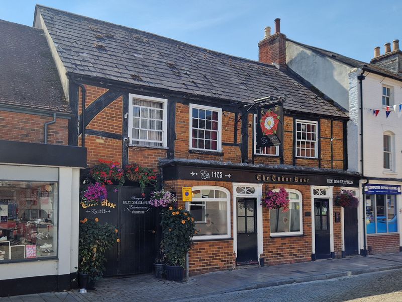 Tudor Rose, Romsey (Photo: Pete Horn - 17/08/2025). (Pub, External, Key). Published on 17-08-2025