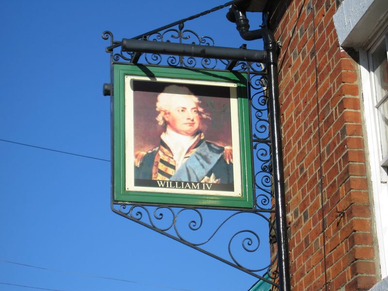 Pub sign as Willaim IV - 2nd February 2013. (Sign). Published on 02-02-2013