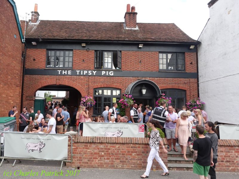 As the Tipsy Pig - 8th July 2017 (Photo: Charles Patrick). (Pub, External, Party). Published on 08-07-2017
