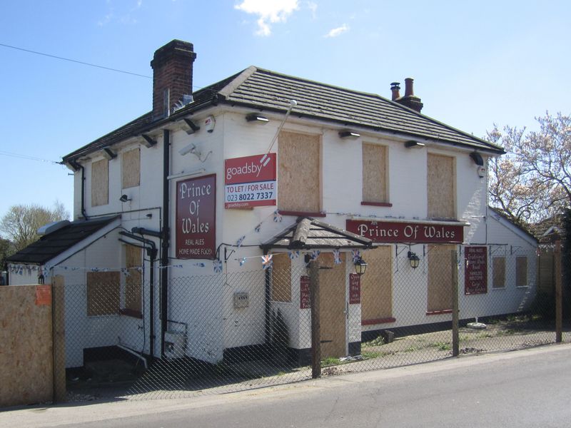 Prince of Wales, Shirrell Heath. (Pub, External, Key). Published on 20-04-2013