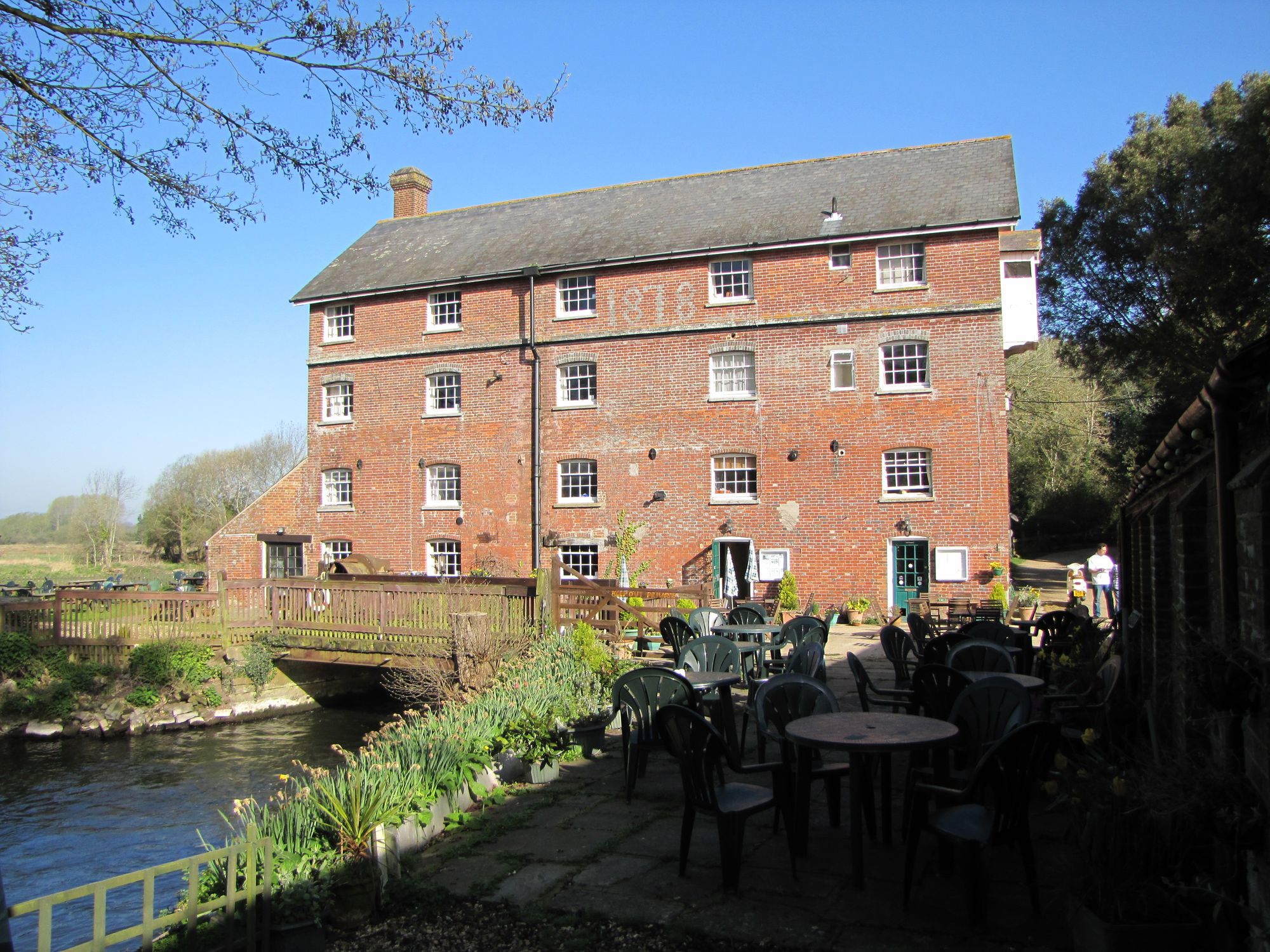Sopley Mill, Sopley. (Pub, External, Garden, Key). Published on 08-04-2011