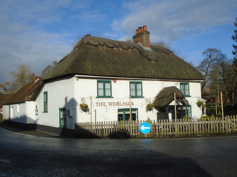 Woolpack, Sopley (Photo: David Etheridge - 31/01/2025). (Pub, External, Key). Published on 31-01-2025