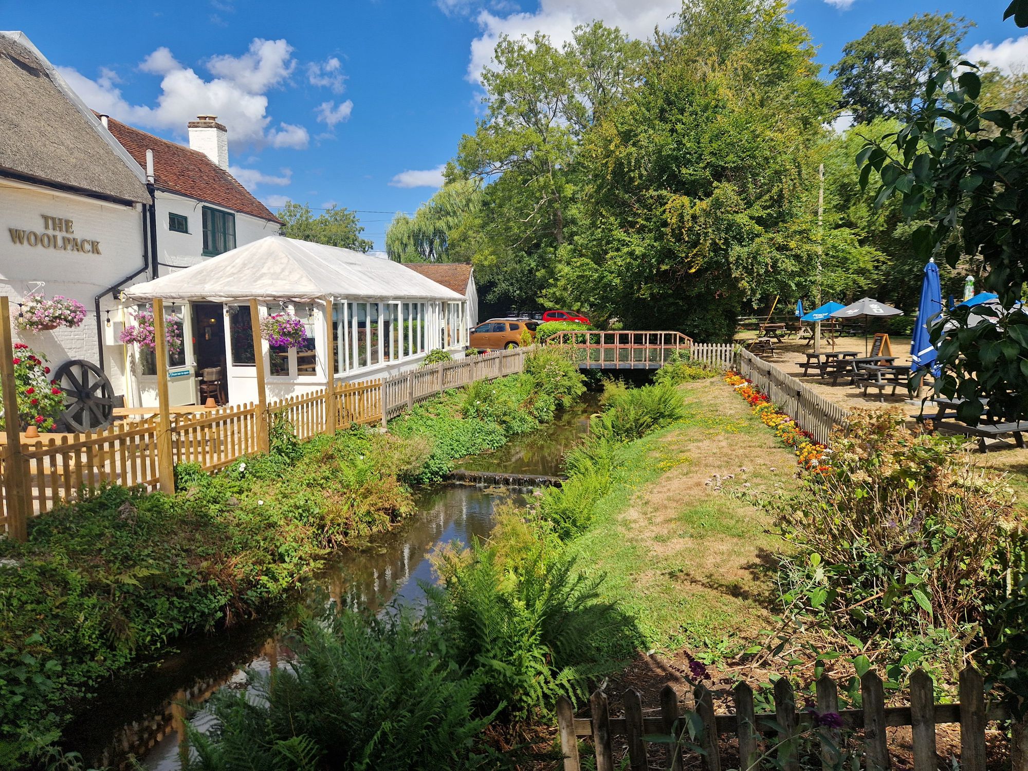 Woolpack, Sopley (Photo: Pete Horn - 05/08/2026). (Garden). Published on 05-08-2026