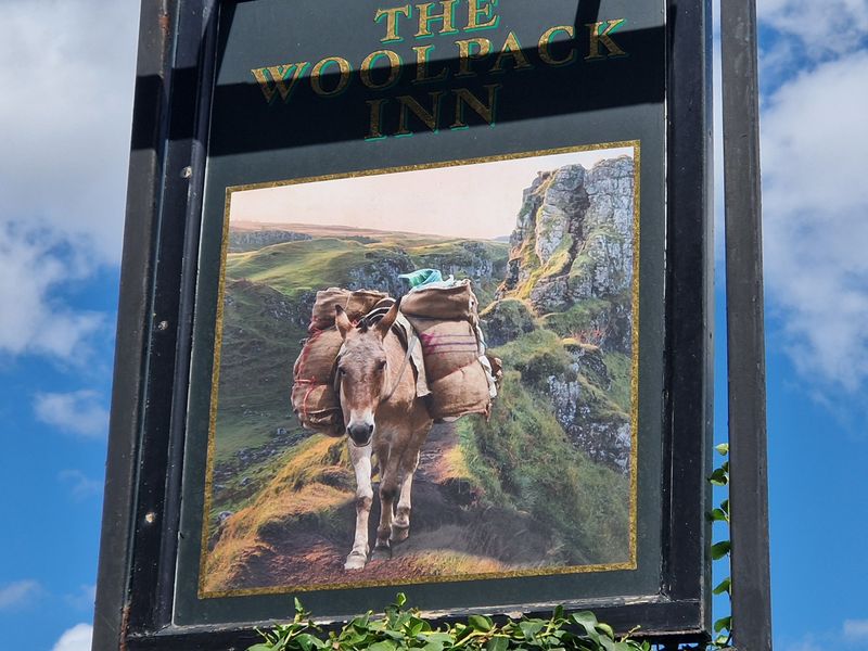 Woolpack, Sopley (Photo: Pete Horn - 05/08/2026). (Sign). Published on 05-08-2026 