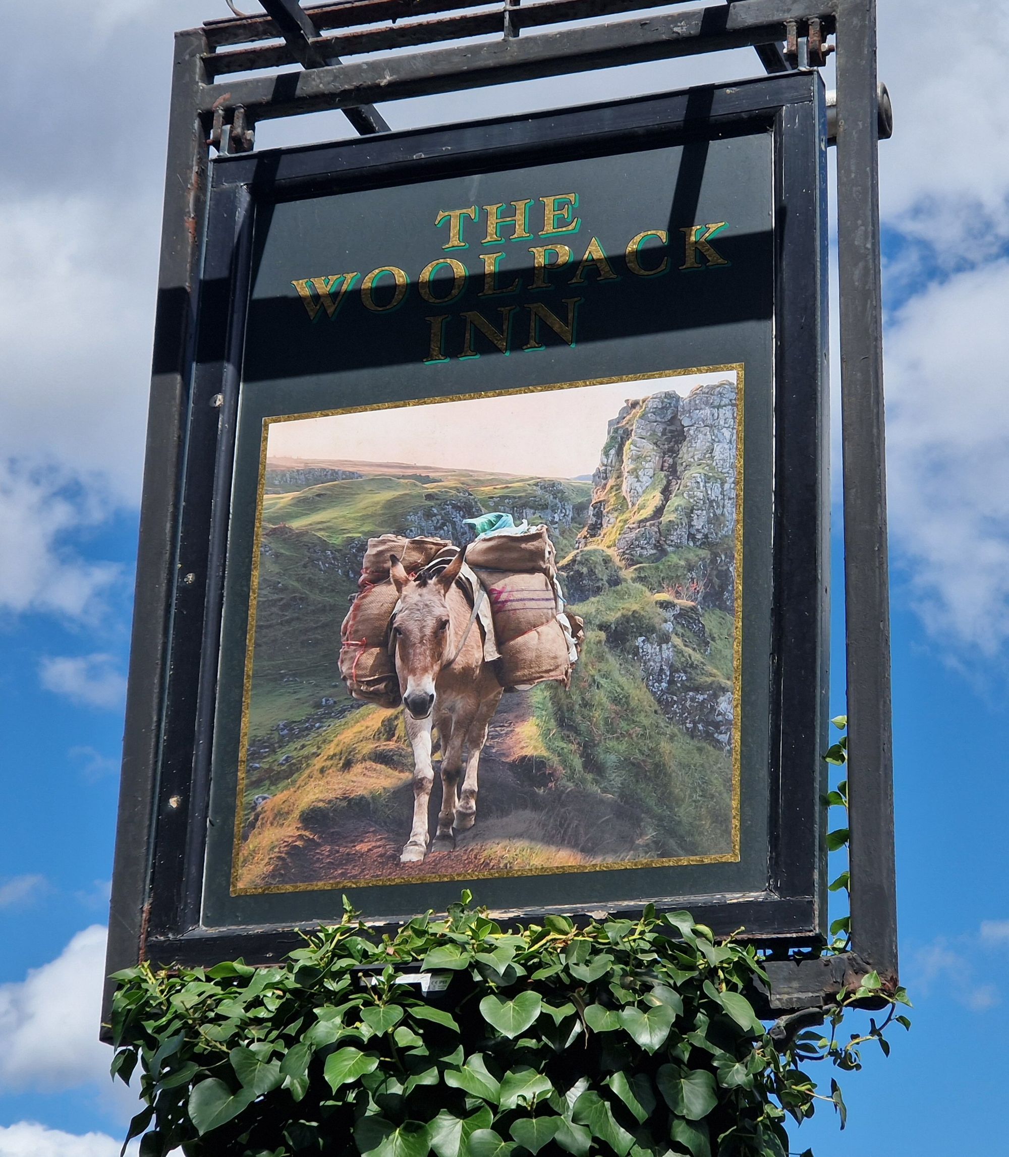 Woolpack, Sopley (Photo: Pete Horn - 05/08/2026). (Sign). Published on 05-08-2026