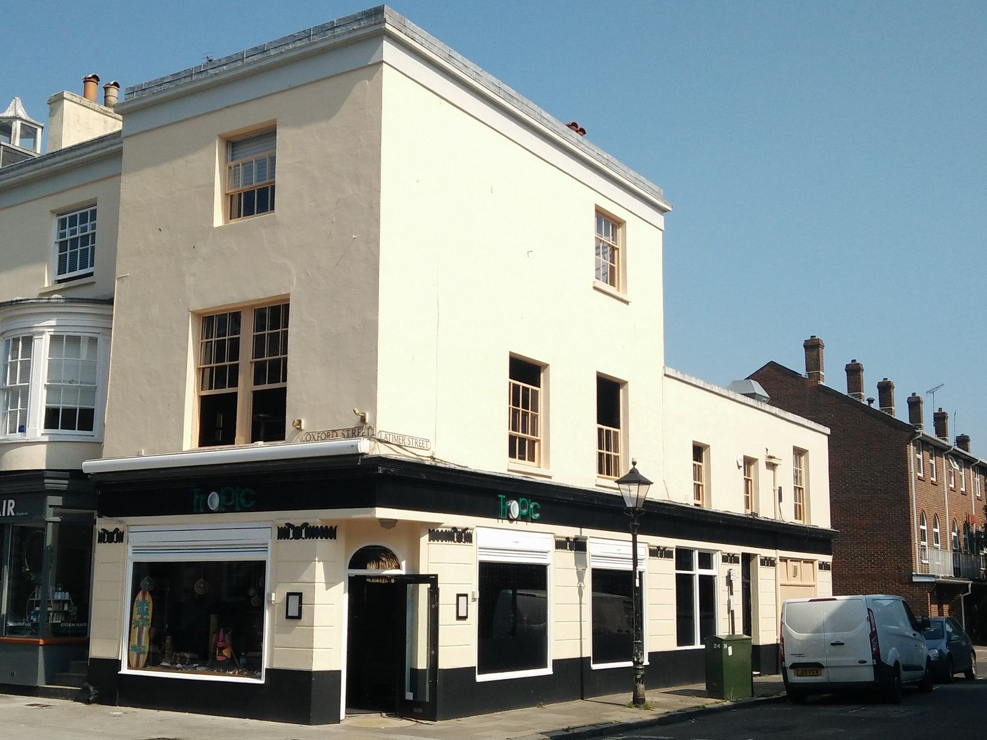 The bar when it was 'Tropic' (Photo: Pete Horn 22/07/2021). (Pub, External). Published on 22-07-2021