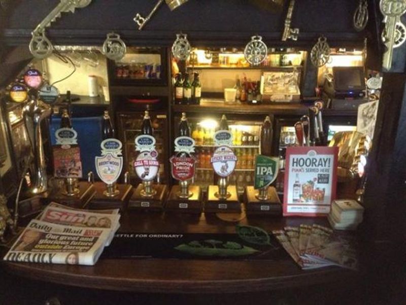 Real Ale selection. (Bar). Published on 11-08-2014