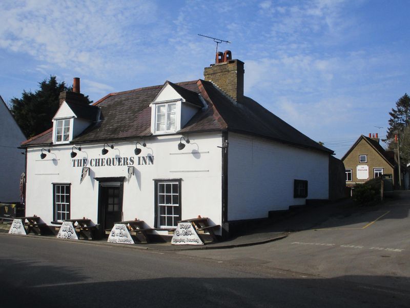 Chequers with former Red Lion in the background. Published on 06-03-2025 