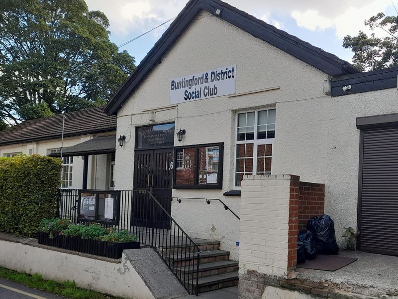 Buntingford & District Social Club. (Bar, Key). Published on 01-01-1970