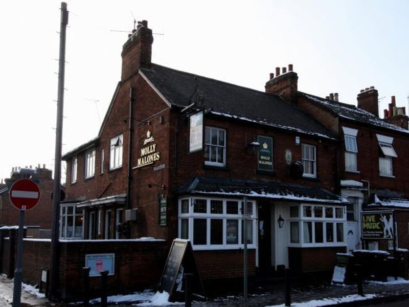 Molly Malones at Hitchin. (Pub, External, Key). Published on 10-02-2012