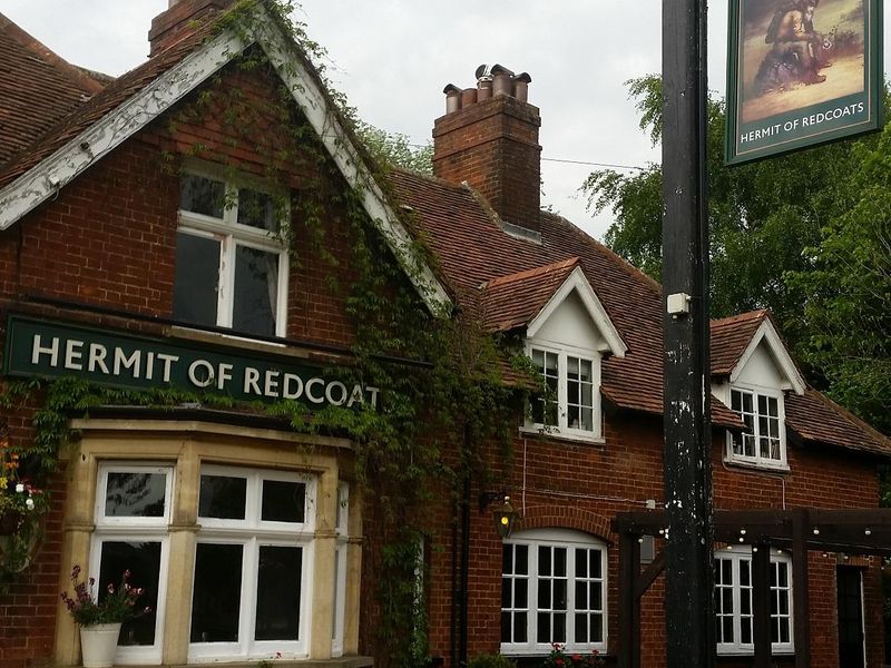 Hermit of Redcoats sign. (Pub, External, Sign). Published on 01-01-1970 