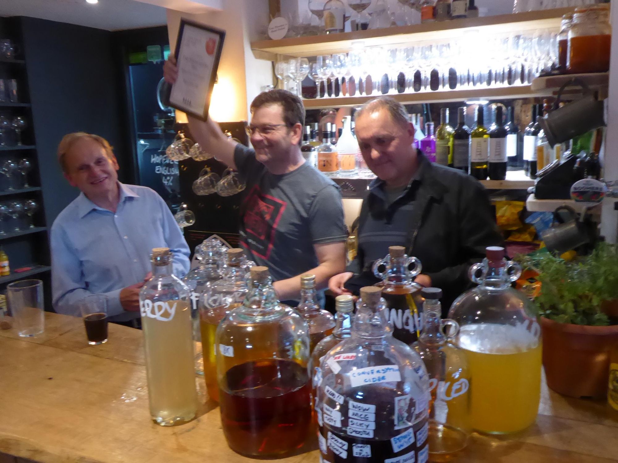 11.6.19 Cider Branch Pub of the Year runner up. (Bar, Publican, Branch). Published on 26-12-2019