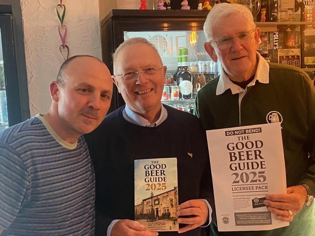 26.9.24 First time in the Good Beer Guide. (Pub, Publican, Branch, Award). Published on 25-10-2024