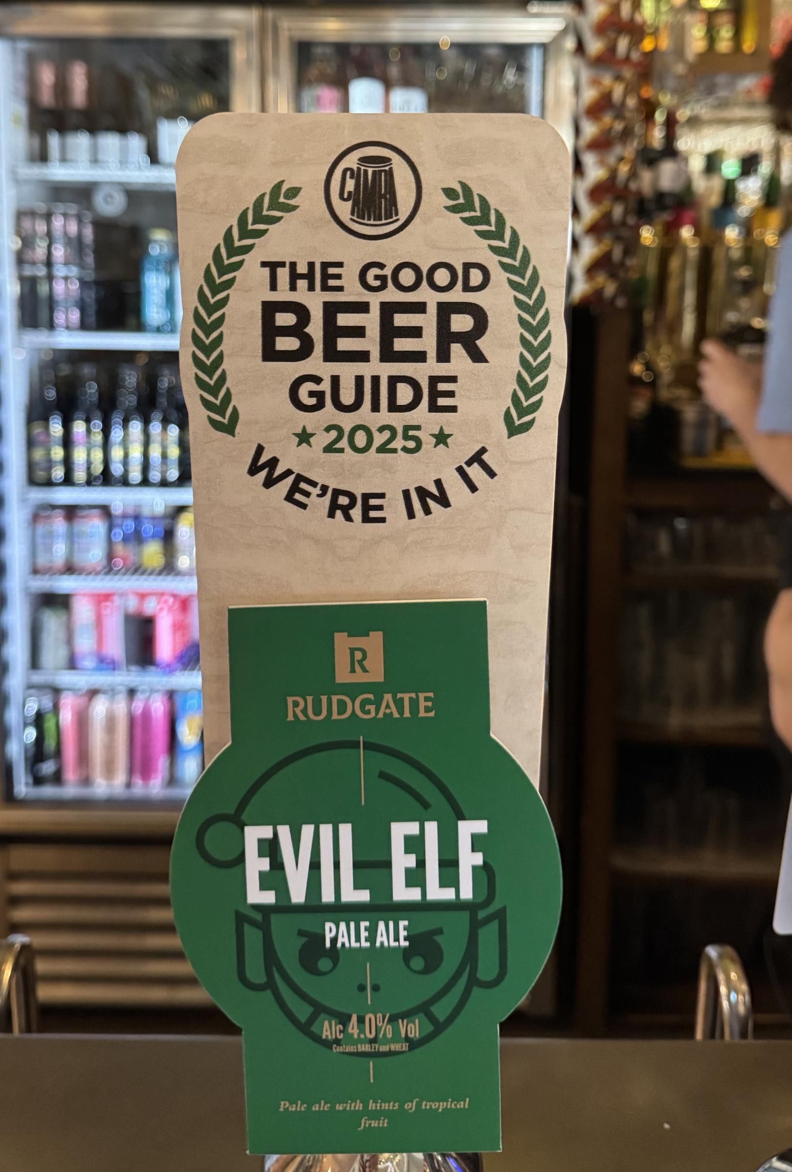 Celebrating being in the Good Beer Guide for the first time. (Award). Published on 21-12-2024