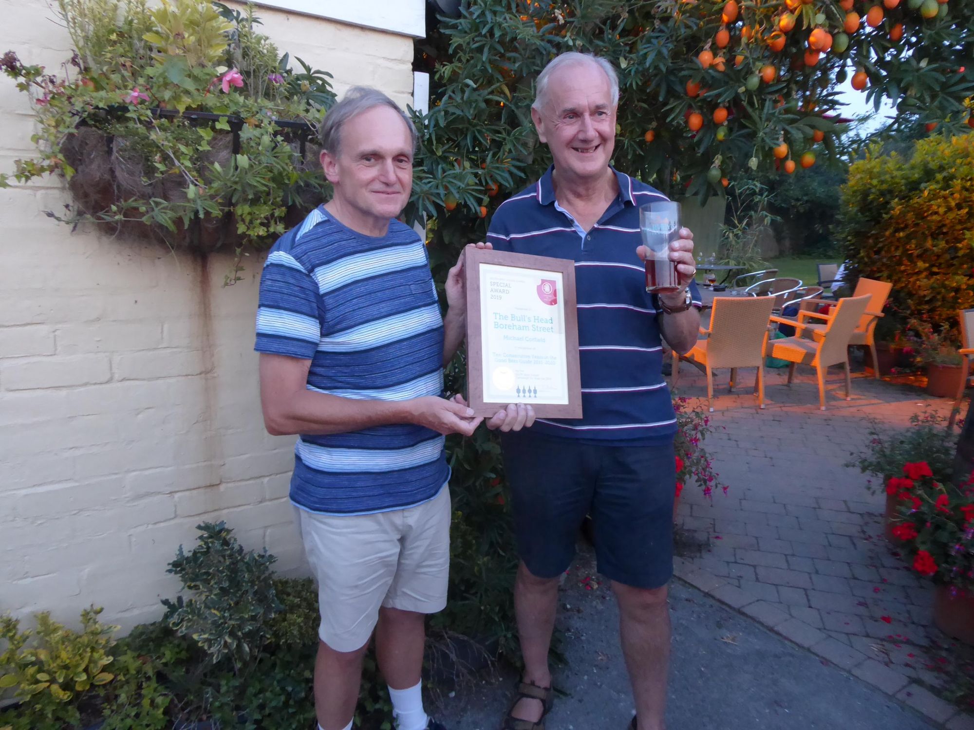 27.8.19 Ten Years in the GBG. (Pub, External, Publican, Branch, Award). Published on 27-12-2019