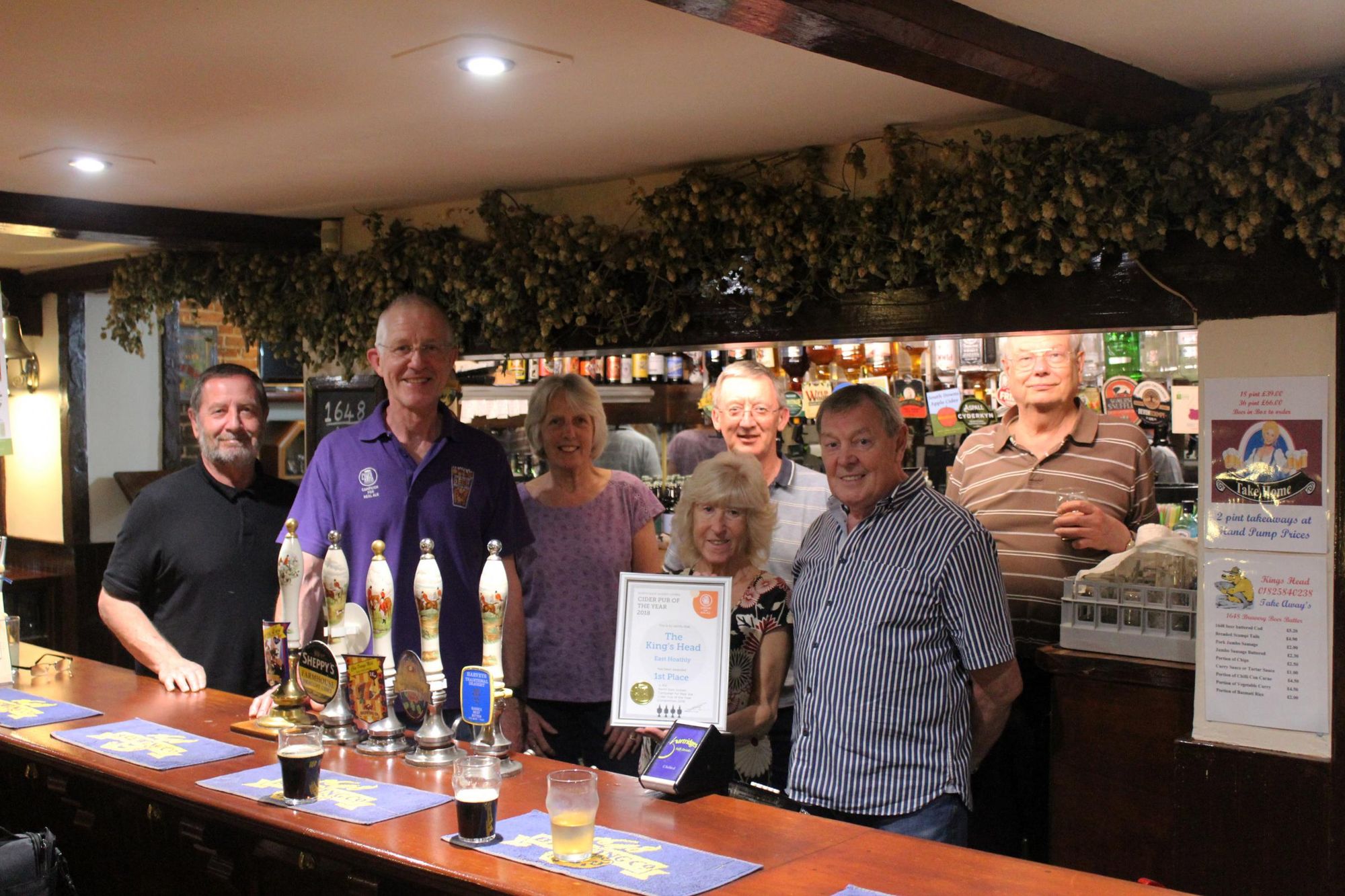 Cider Pub of the Year  Presentation. (Publican, Branch, Award). Published on 20-04-2018