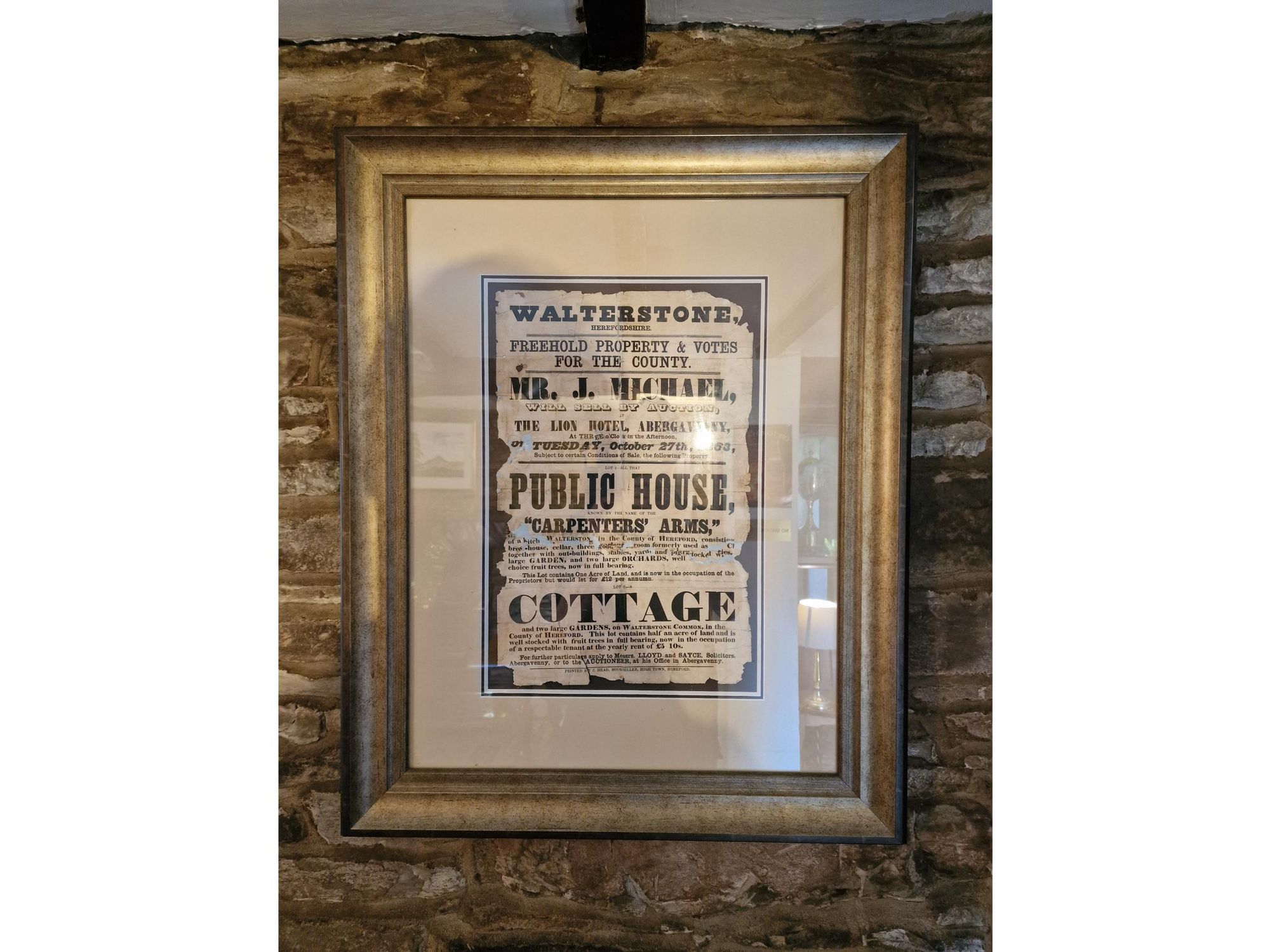 Sale details from 1863. Published on 12-06-2024