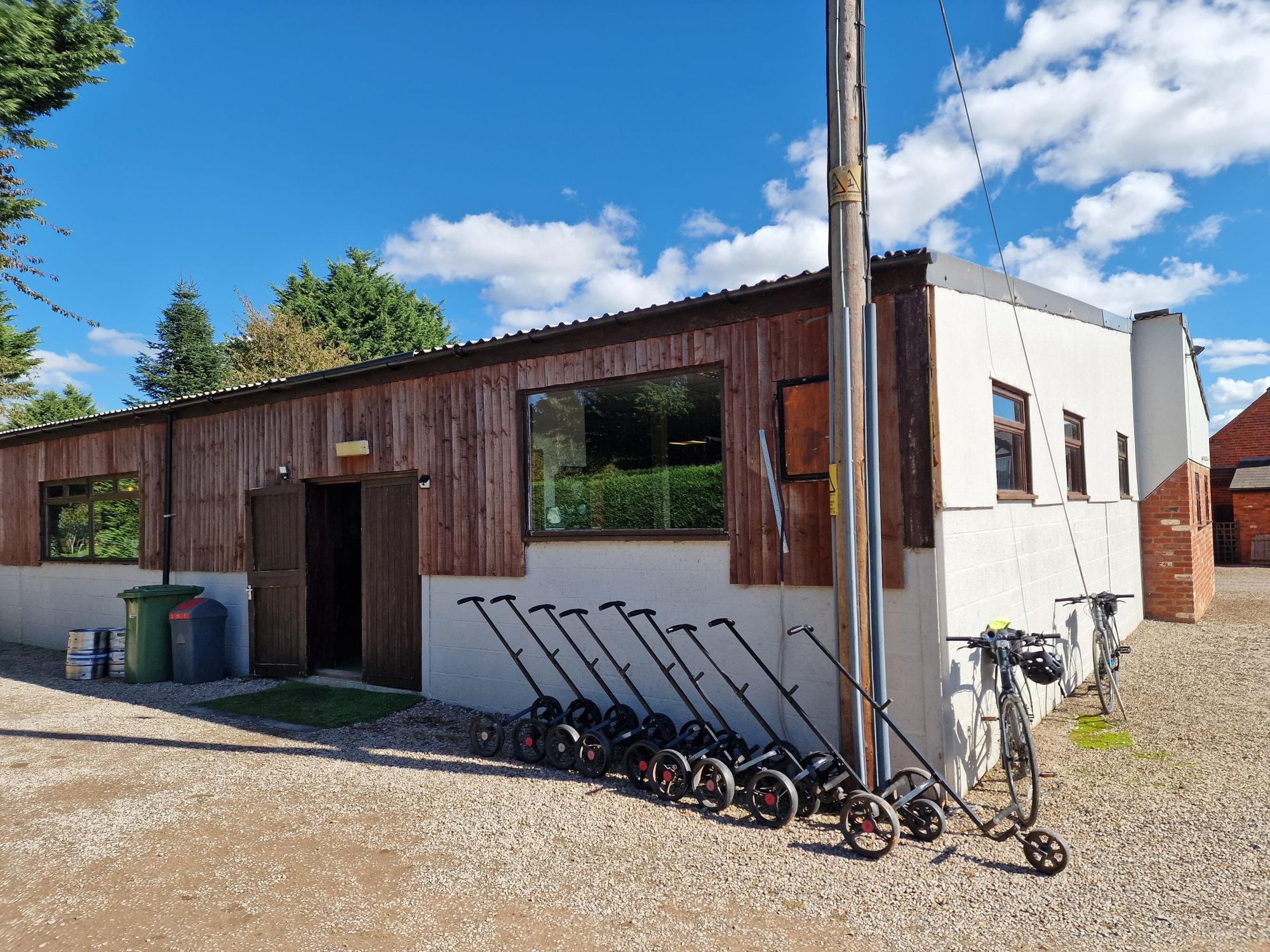 Front of clubhouse/bar. (External, Key). Published on 21-09-2025