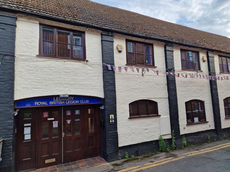 Front of RBL Ledbury. (External, Key). Published on 06-06-2024