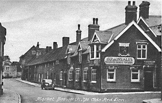 Olde Red Lion as it looked when it was a Hoskins pub. (Pub, External). Published on 07-11-2013