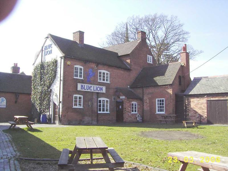 Blue Lion, Witherley. (Pub). Published on 05-10-2012