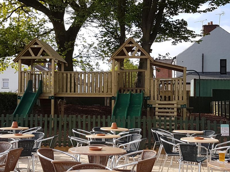 Patio and play area 2017. (Pub, External, Garden). Published on 07-06-2017