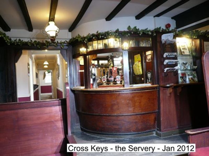 Cross Keys - the Servery - Jan 2012. (Bar). Published on 26-03-2014