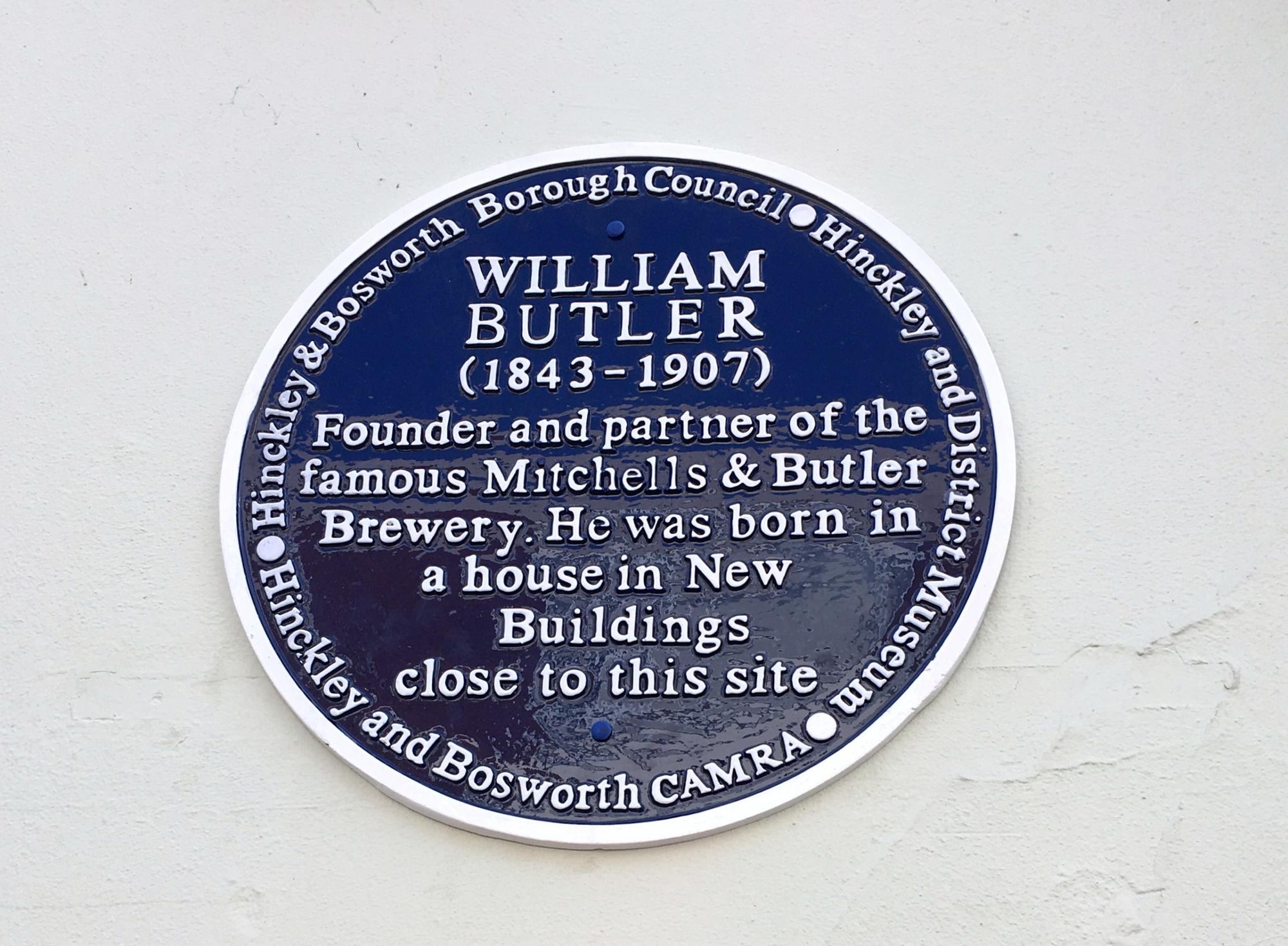William Butler blue plaque June 2017. (External, Award). Published on 10-07-2017