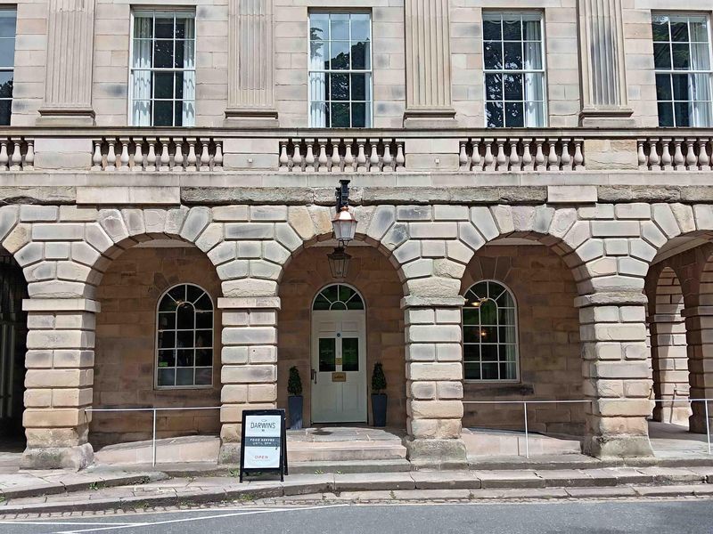 Public bar entrance at left-hand side of building. (Pub, External). Published on 06-06-2026 