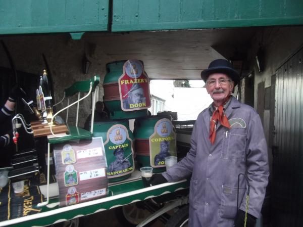Beer cart outside for Old Town Dickensian day. (Pub, External). Published on 30-11-2014