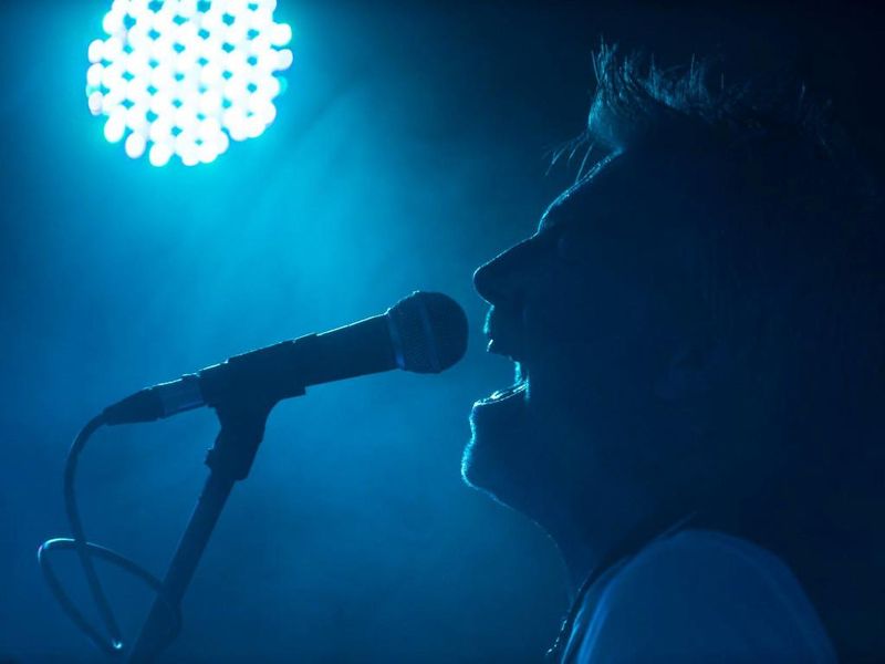 Bandstand Singer Silhouette Summer Beerfest 2022. (Pub, Festival). Published on 21-10-2022